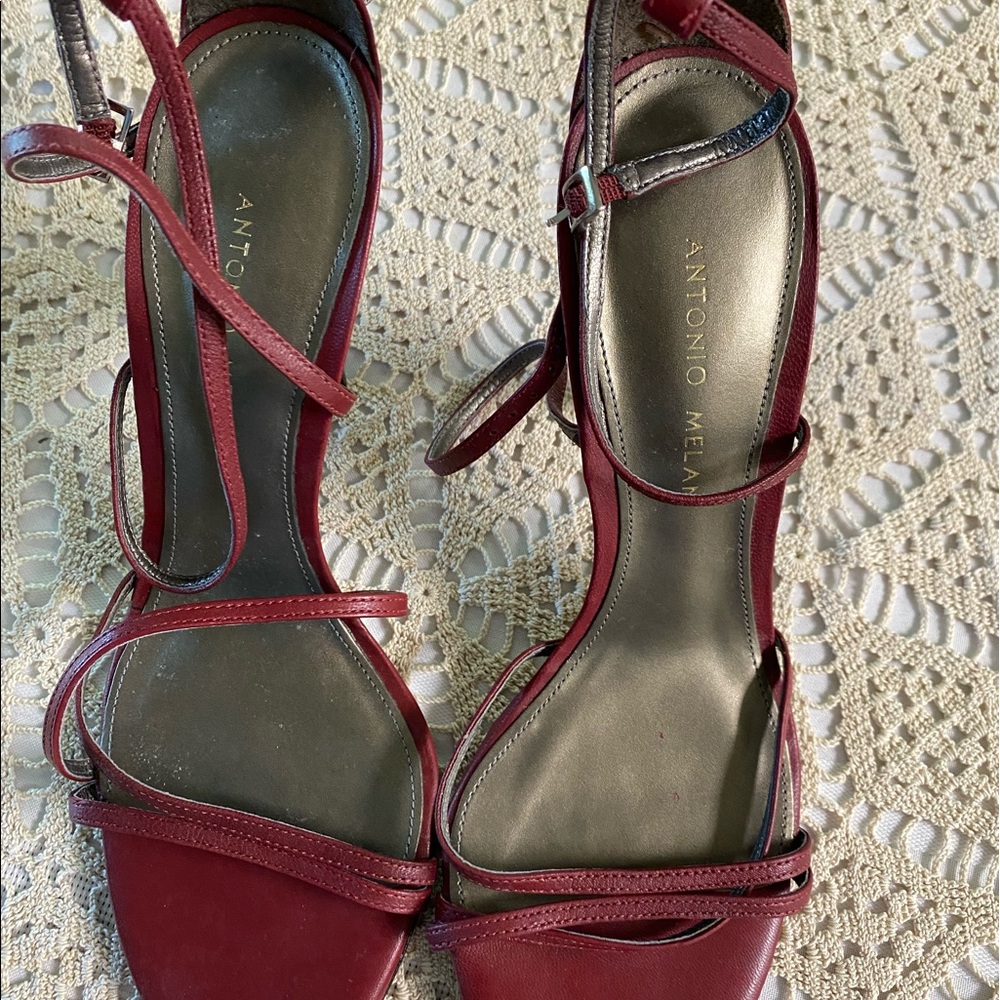 Antonio Melani strappy heels.